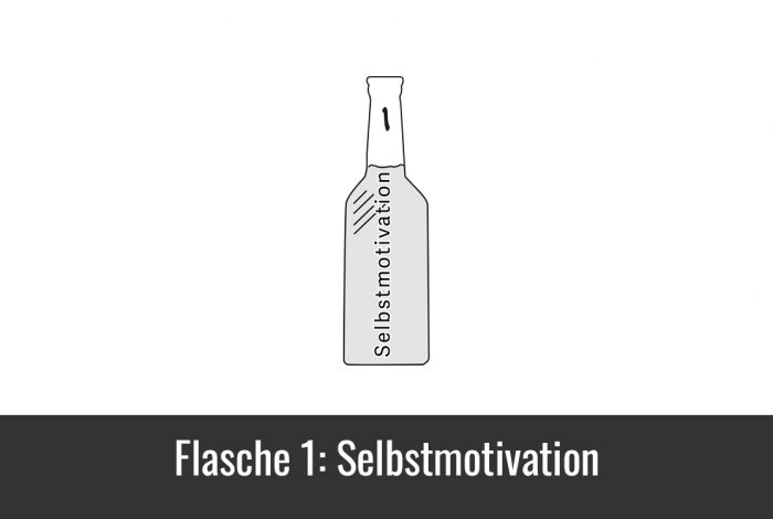 Flasche 1: Selbstmotivation