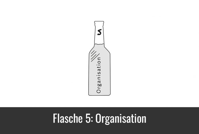 Flasche 5: Organisation
